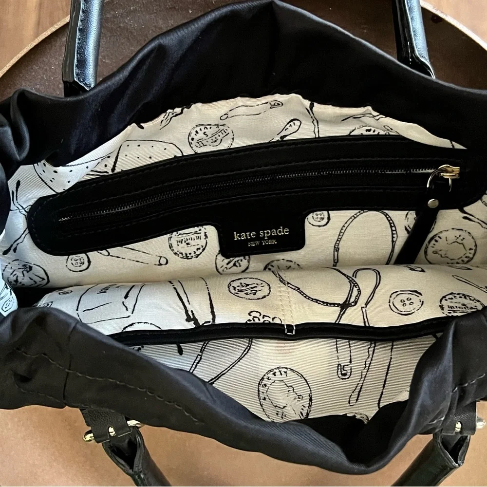 Kate Spade New York Westbury Black Nylon Drawstring Bag